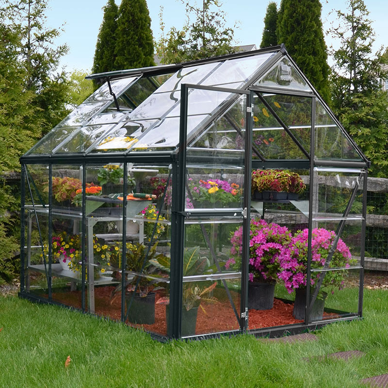 6â x 8â Palram Canopia Harmony Walk In Grey Polycarbonate Greenhouse (1.85m x 2.47m) online kaufen