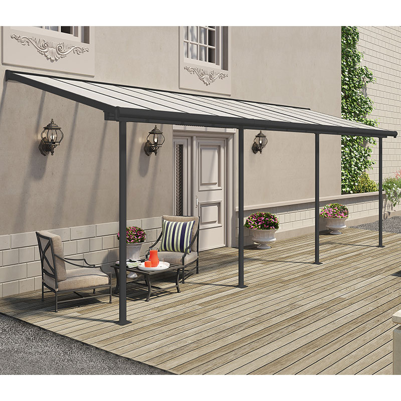 7' x 22' Palram Canopia Sierra Grey Clear Patio Cover (2.28m x 6.71m) online kaufen