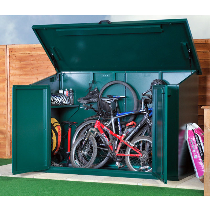 7' x 3' Asgard Access 4 Bike Metal Storage Shed (2.13m x 0.83m) online kaufen
