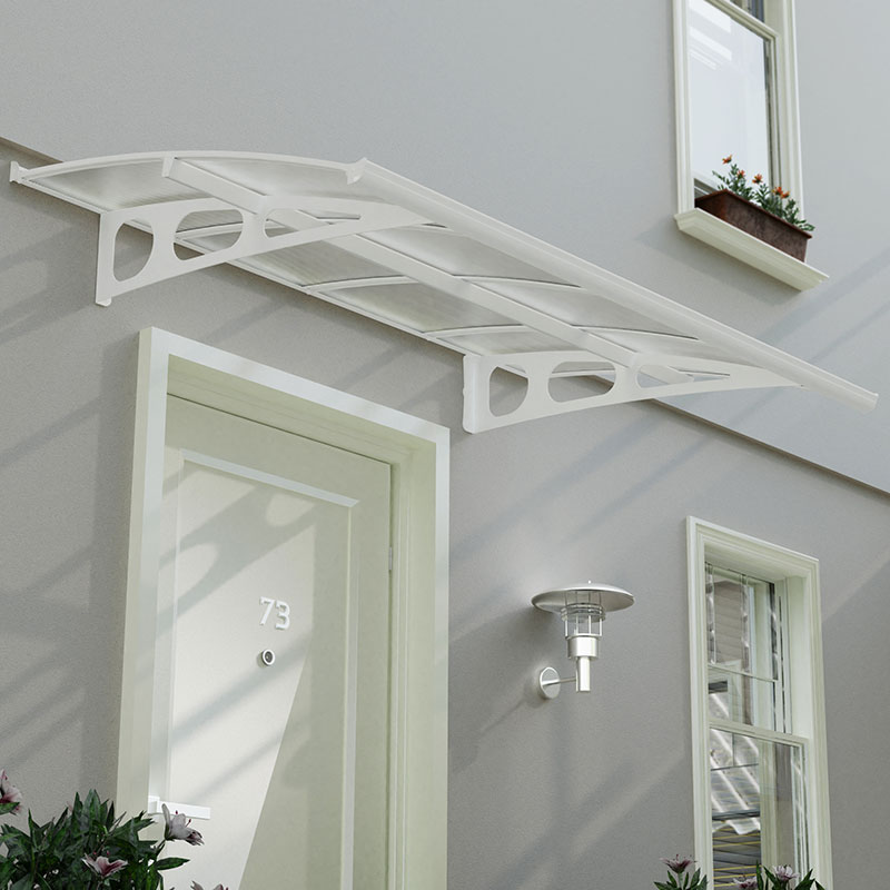 7' x 5' Palram Canopia Bordeaux 2230 Large Door Canopy - White Mist (2.24m x 1.39m) online kaufen