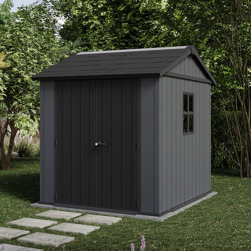 7' x 7'5 Keter Newton Plus Grey Plastic Garden Shed (2.24m x 2.30m) online kaufen
