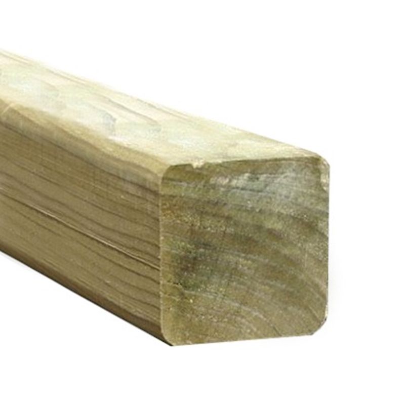 7'11" x 3.5" x 3.5" Forest Planed Pressure Treated Fence Post (2400mm x 90mm x 90mm) online kaufen