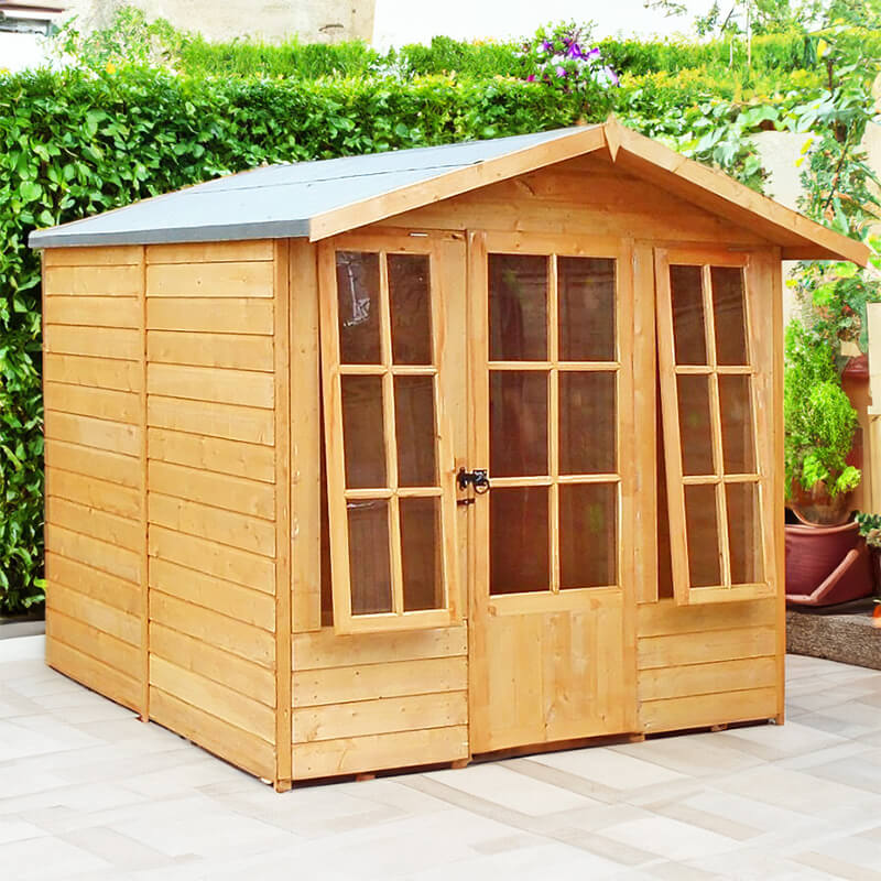 7'1x7'11 Shire Chatsworth Traditional Wooden Summer House online kaufen