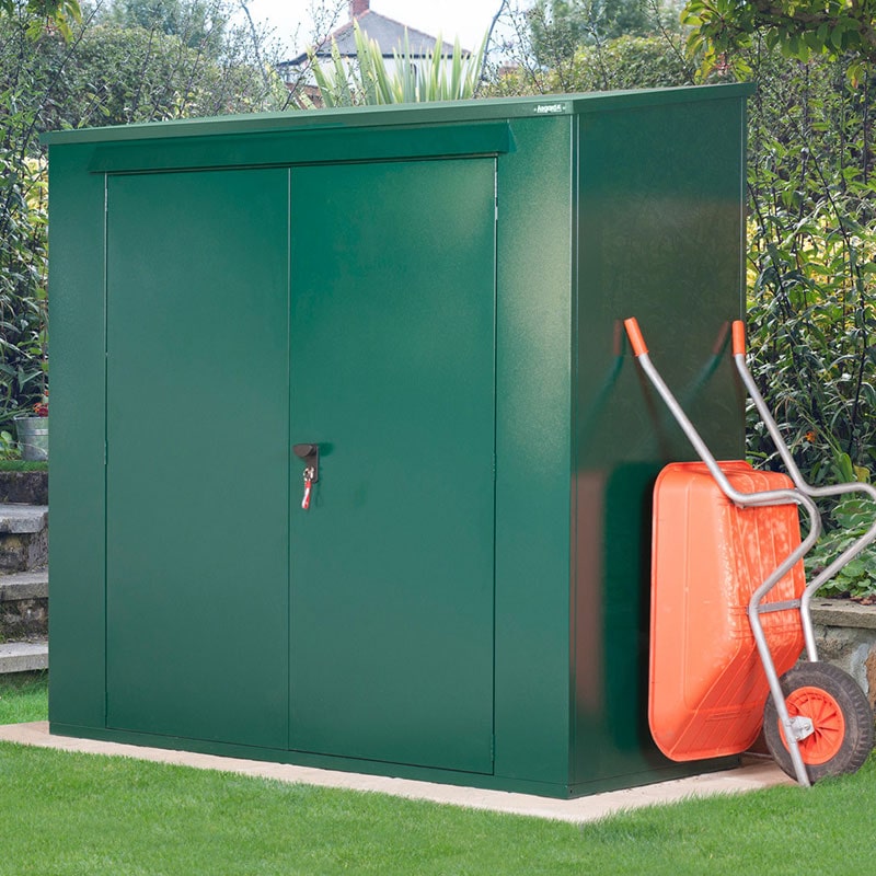 7'2 x 3' Asgard Trojan Plus Metal Shed & Bike Shed Combo (2.2m x 0.95m) online kaufen