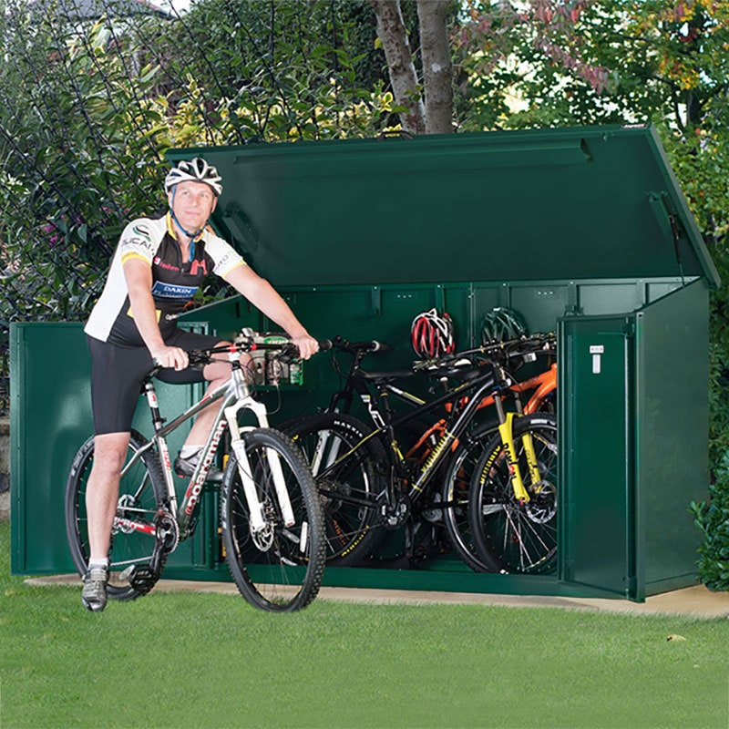 7'5 x 3'4 Asgard Access Plus Metal Bike Shed - 4 Bikes (2.3m x 1m) online kaufen