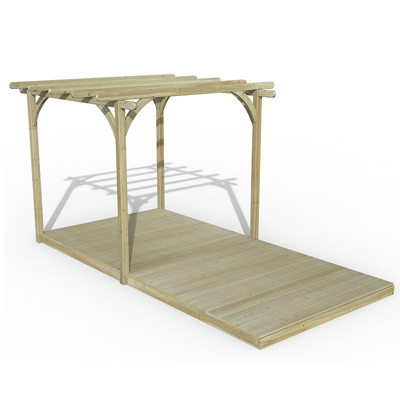 8' x 16' Forest Pergola Deck Kit No. 1 (2.4m x 4.8m) online kaufen