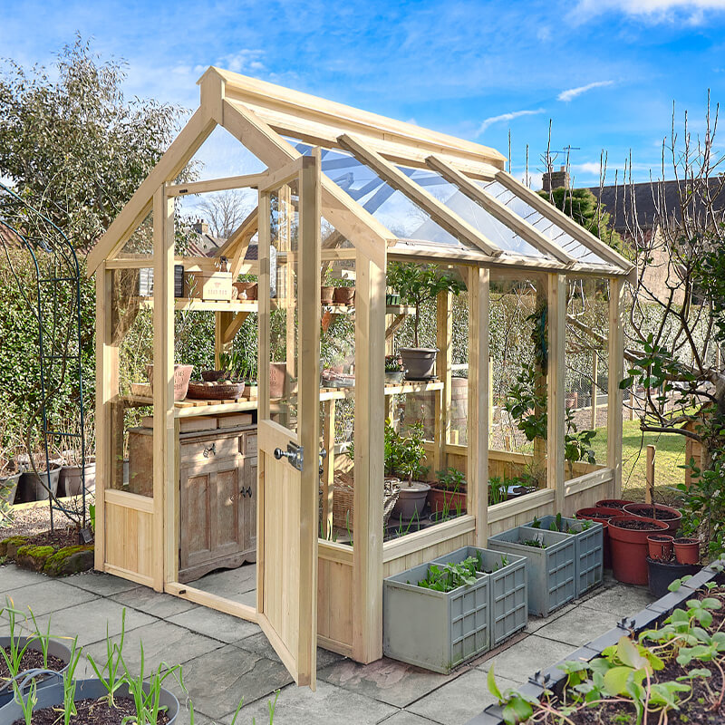 8' x 6' Forest Vale Modular Wooden Greenhouse (2.48m x 2m) - Installation Included online kaufen
