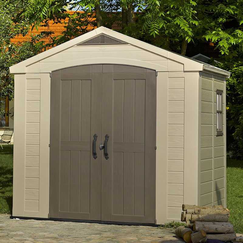 8' x 6' Keter Factor Plastic Garden Shed (2.57m x 1.82m) online kaufen