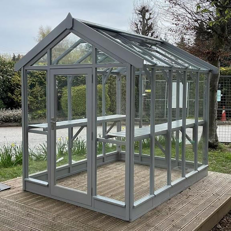 8'3 x 6'4 Coppice Ashdown Apex Painted Wooden Greenhouse (2.52m x 1.93m) online kaufen