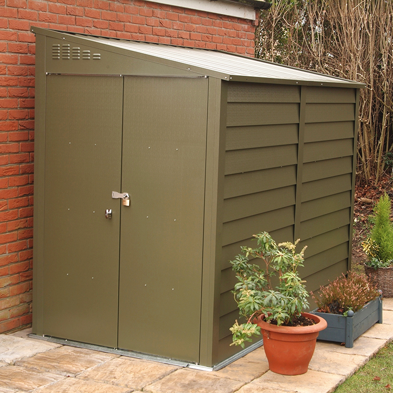 8'8 x 4'6 Trimetals Titan 940 Premium Pent Metal Shed (2.63m x 1.31m) online kaufen
