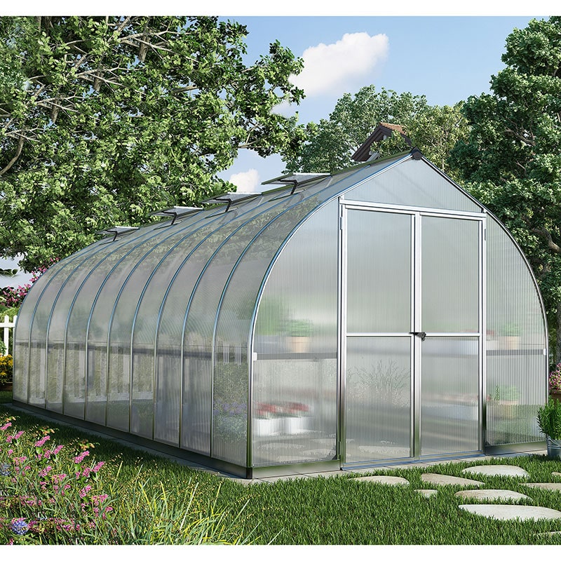 8'x20' Palram Canopia Bella Large Walk In Silver Aluminium Framed Greenhouse (2.4x6m) online kaufen