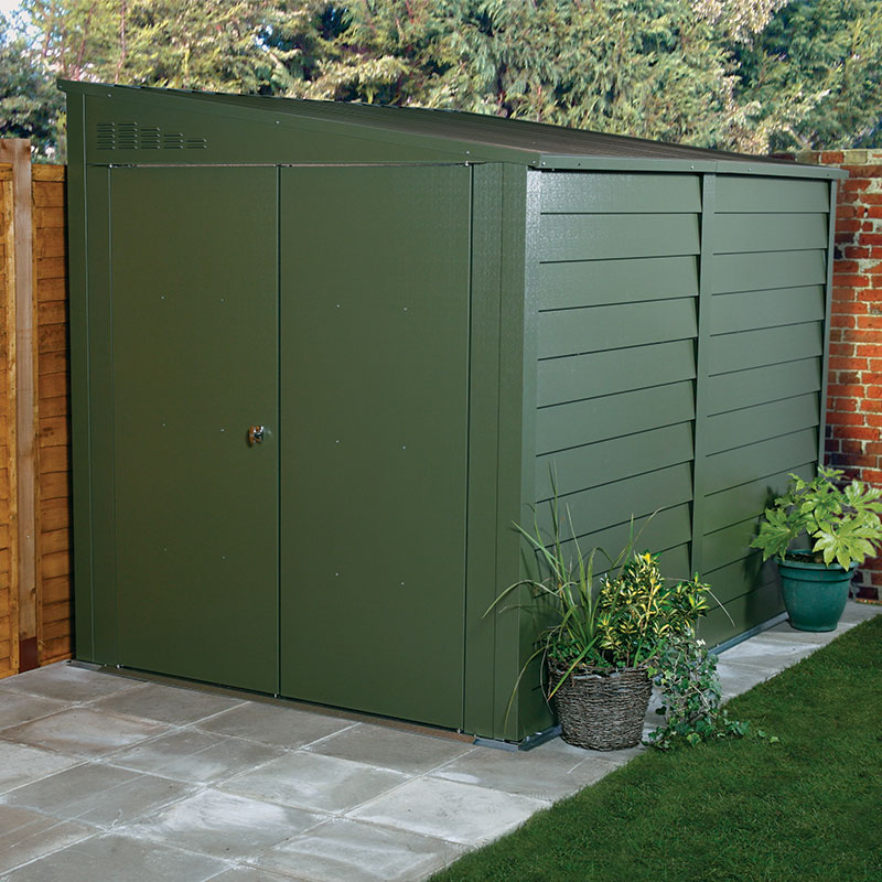 9'x4' (2.7x1.2m) Trimetals 'Protect a Bike' Secure Garden Storage online kaufen