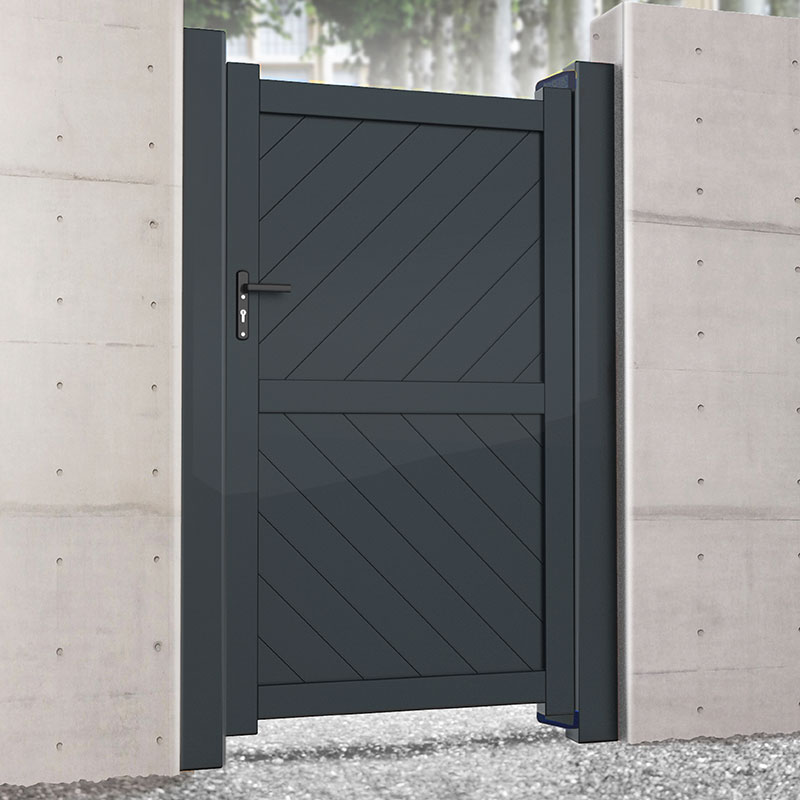 Barnstaple Premium Metal Side Gate - Grey online kaufen