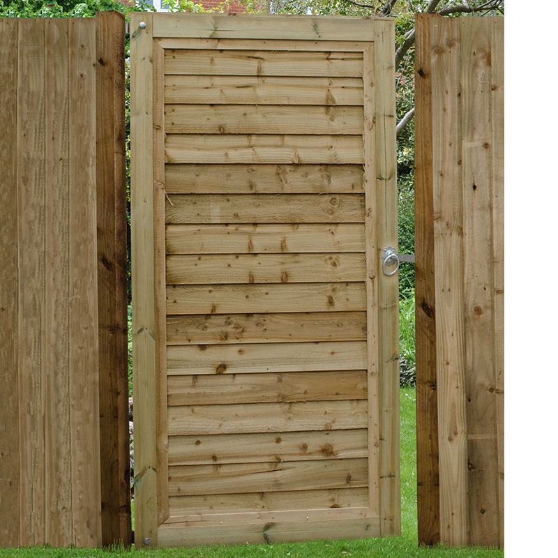 Forest 3' x 6' Pressure Treated Wooden Lap Side Garden Gate (0.92m x 1.83m) online kaufen