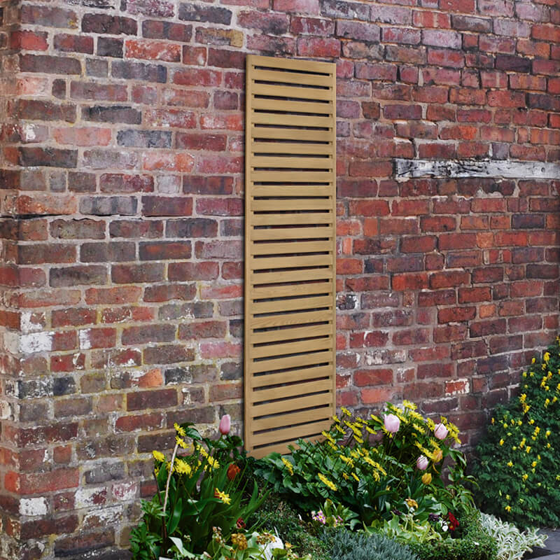 Forest 6' x 1' Pressure Treated Slatted Trellis Panel (1.8m x 0.3m) online kaufen