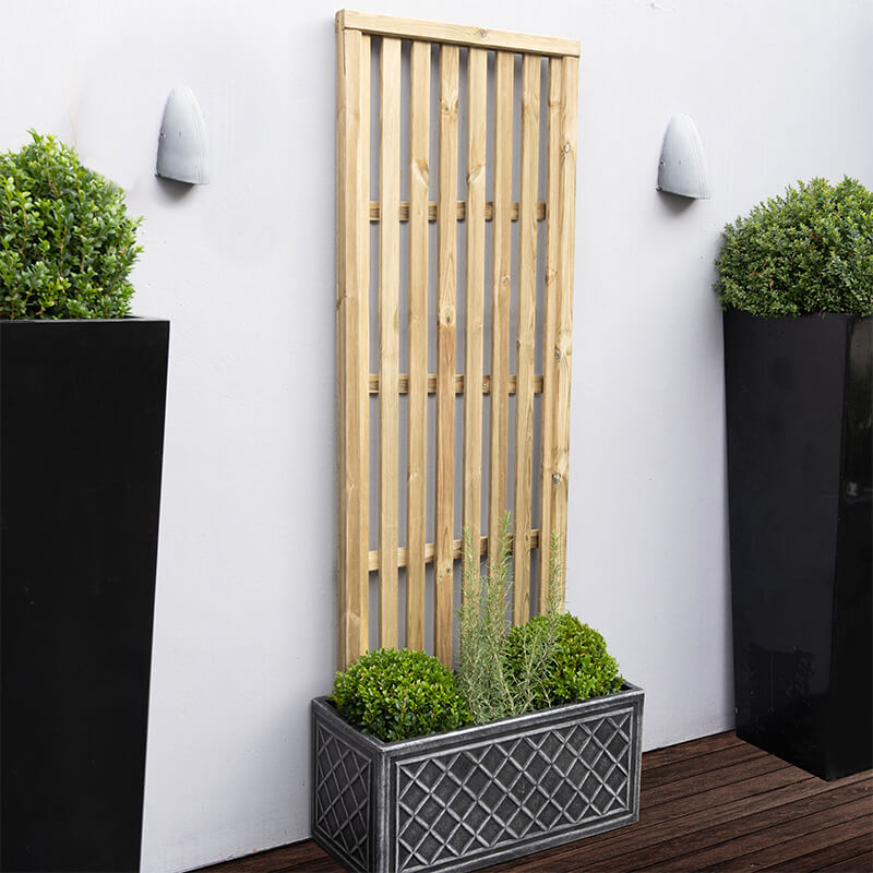 Forest 6' x 2' Pressure Treated Vertical Slatted Garden Screen Panel (1.8m x 0.6m) online kaufen