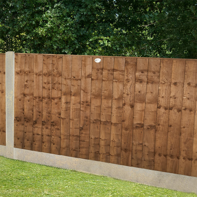 Forest 6' x 3' Brown Pressure Treated Vertical Closeboard Fence Panel (1.83m x 0.92m) online kaufen