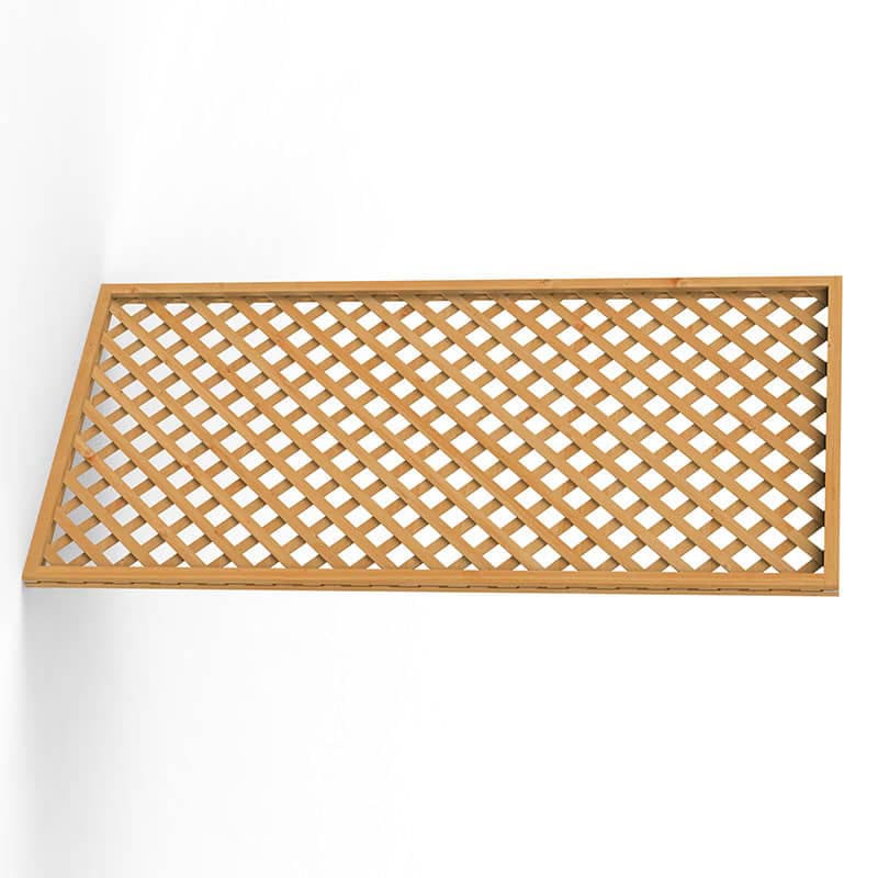 Forest 6' x 3' Diamond Lattice Trellis Fence Topper (1.83m x 0.9m) online kaufen