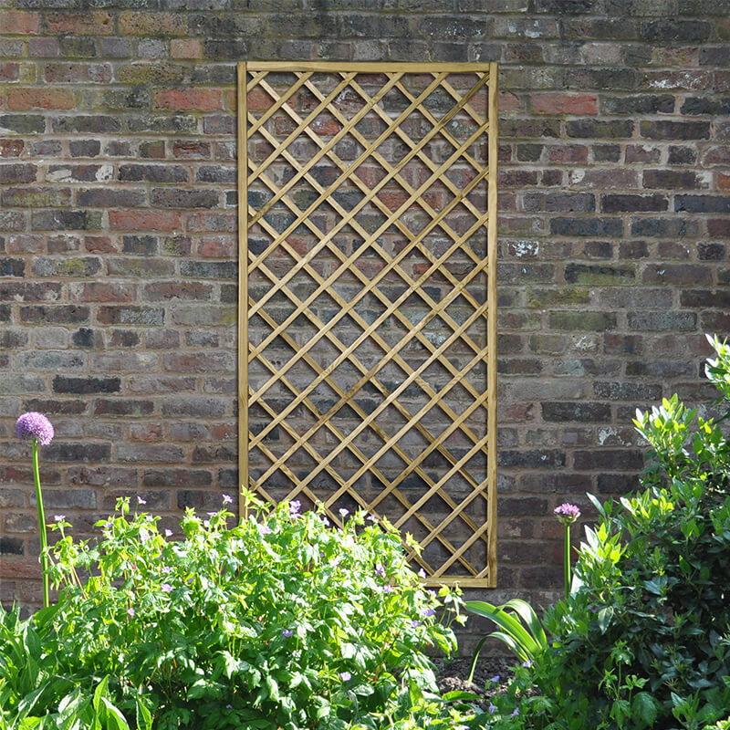 Forest 6' x 3' Hidcote Decorative Diamond Wooden Lattice Trellis (1.8m x 0.9m) online kaufen