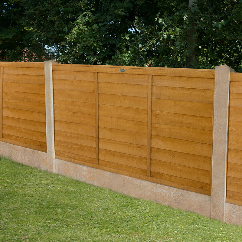 Forest 6' x 3' Straight Cut Overlap Fence Panel (1.83m x 0.91m) online kaufen