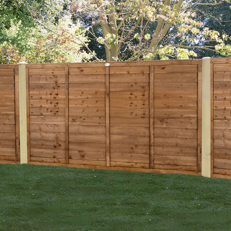 Forest 6' x 4' Brown Pressure Treated Super Lap Fence Panel (1.83m x 1.22m) online kaufen