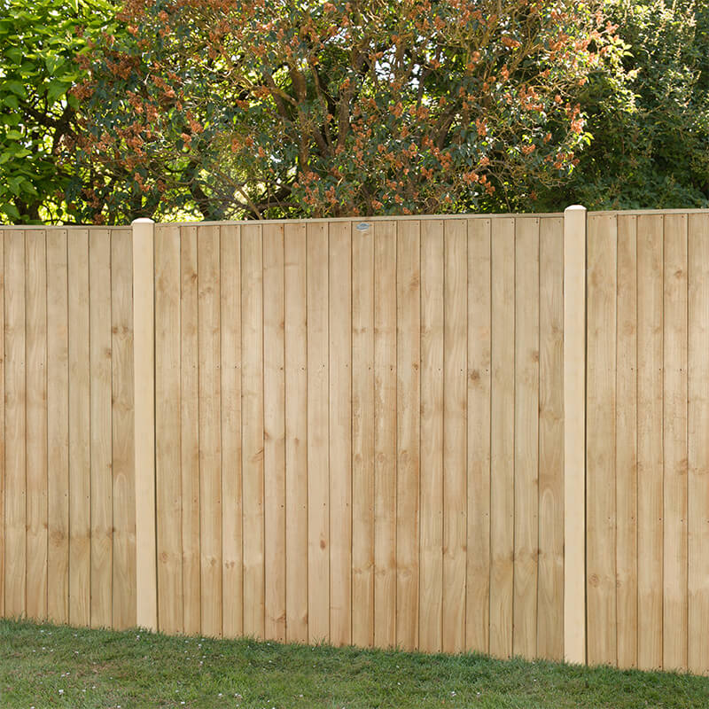 Forest 6' x 5'6 Pressure Treated Vertical Closeboard Fence Panel (1.83m x 1.69m) online kaufen