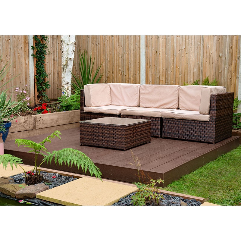 Forest 8' x 8' Composite Decking Kit - Brown (2.4m x 2.4m) online kaufen