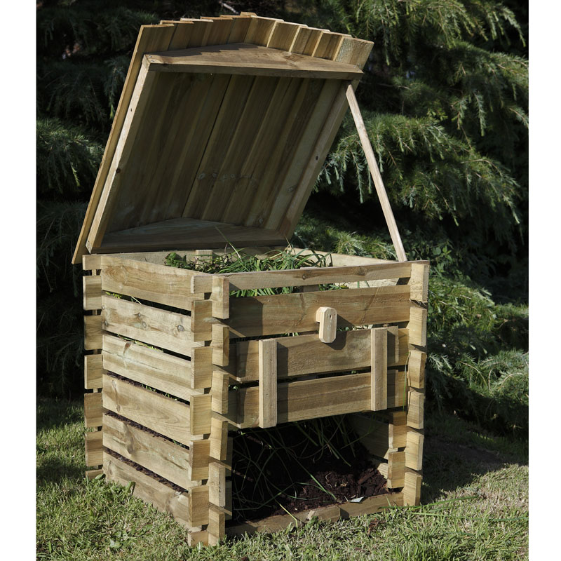 Forest Beehive Wooden Compost Bin 2'5x2'6 (0.74x0.74m) online kaufen