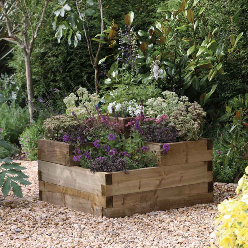 Forest Caledonian Tiered Raised Bed 3'x3' (0.9x0.9m) online kaufen