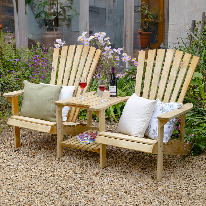 Forest Florida Wooden Garden Love Seat 6'2 x 3'1 (1.87m x 0.95m) online kaufen