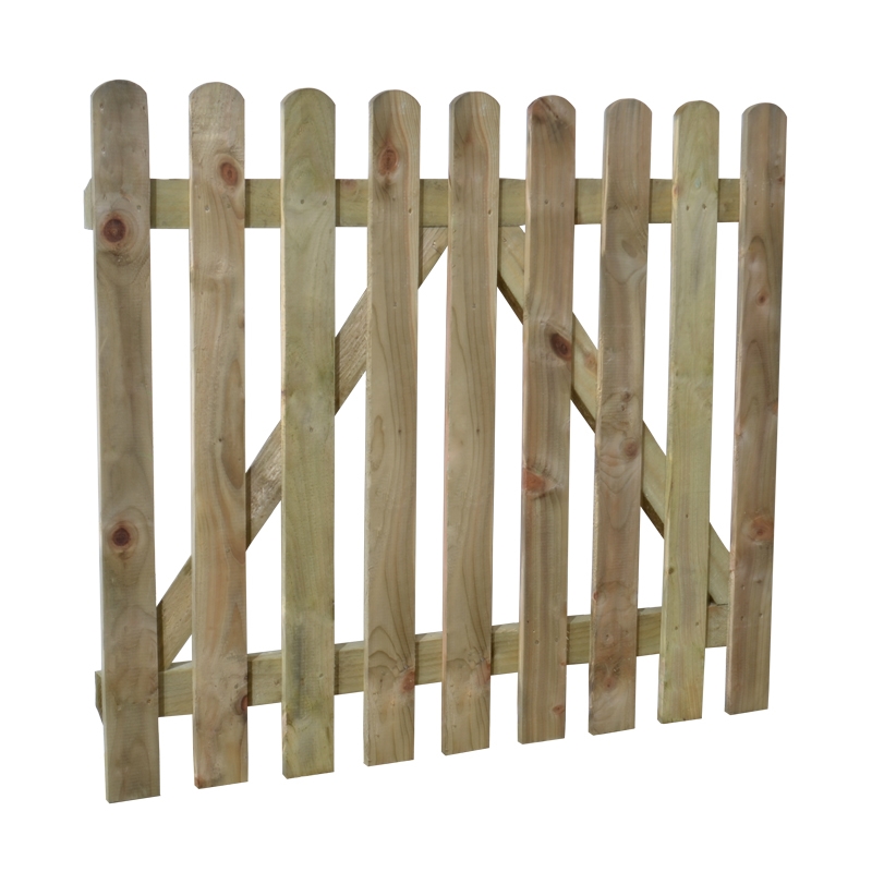 Forest Heavy Duty 3'3" x 3' Pressure Treated Wooden Picket Garden Gate (1m x 0.9m) online kaufen