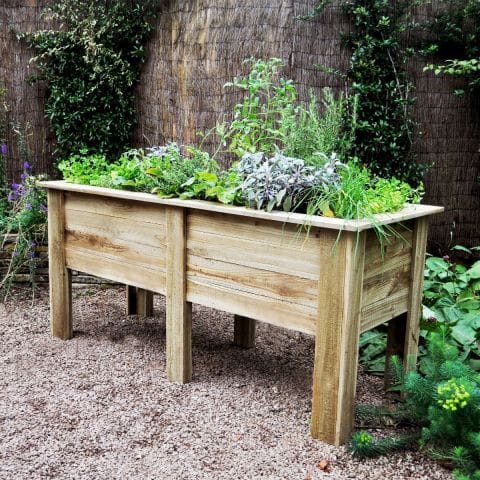 Forest Large Deep Root Wooden Garden Planter 6'x2' (1.8x0.6m) online kaufen