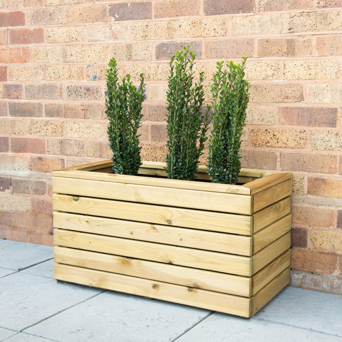 Forest Linear Double Wooden Garden Planter 3'x1' (0.8x0.4m) online kaufen