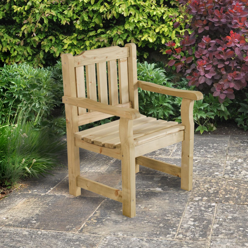 Forest Rosedene Wooden Garden Chair 2' x 2' (0.64m x 0.6m) online kaufen