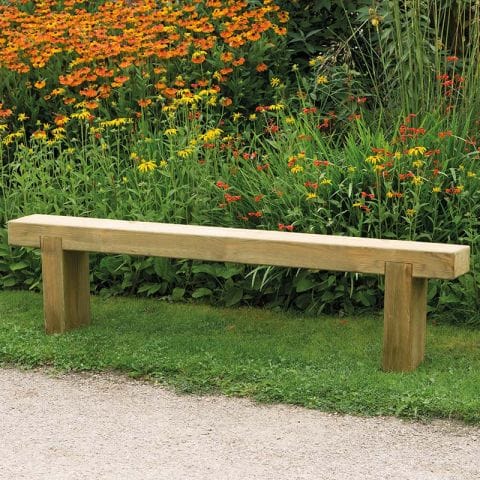 Forest Sleeper Wooden Garden Bench 6'x1' (1.8x0.2m) online kaufen