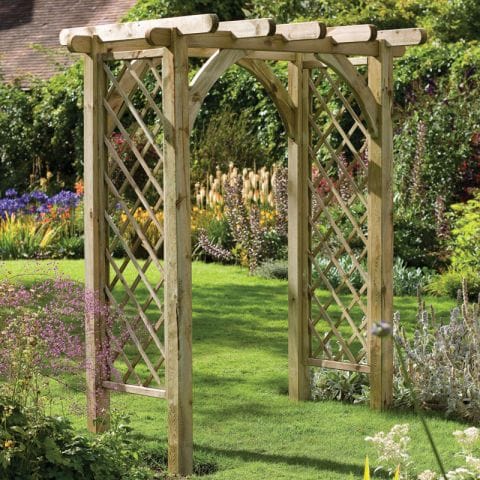 Forest Ultima Wooden Garden Pergola Arch 6'x4' online kaufen