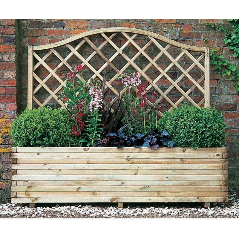 Forest Venice Wooden Garden Planter 6' x 2' (1.8m x 0.5m) online kaufen