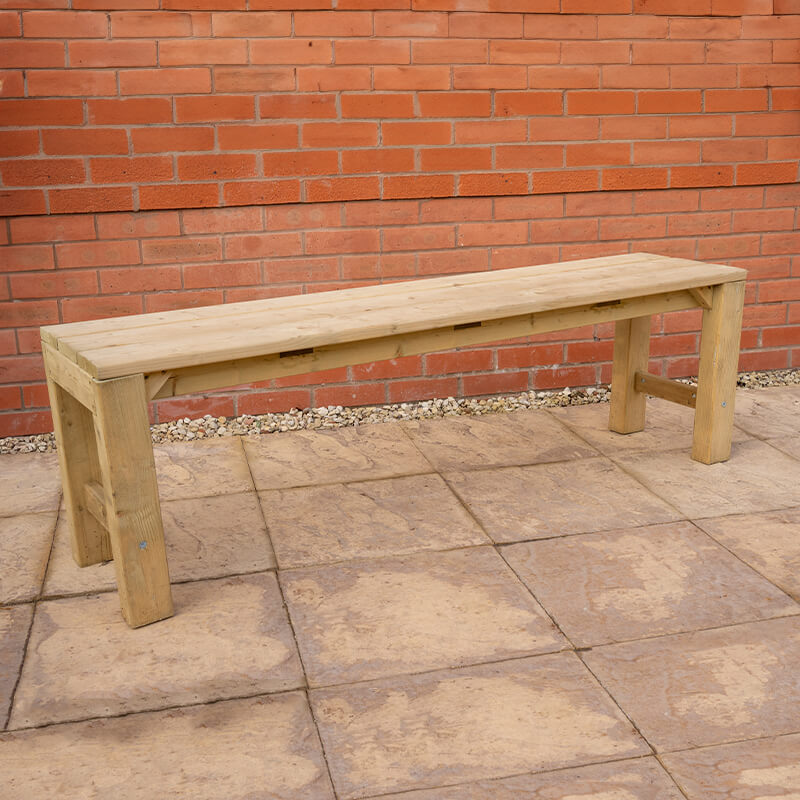 Forest Wooden Garden Dining Bench 5'2 x 1'2 (1.59m x 0.36m) online kaufen