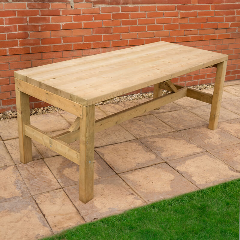 Forest Wooden Garden Dining Table 5'11 x 2'6 (1.8m x 0.76m) online kaufen