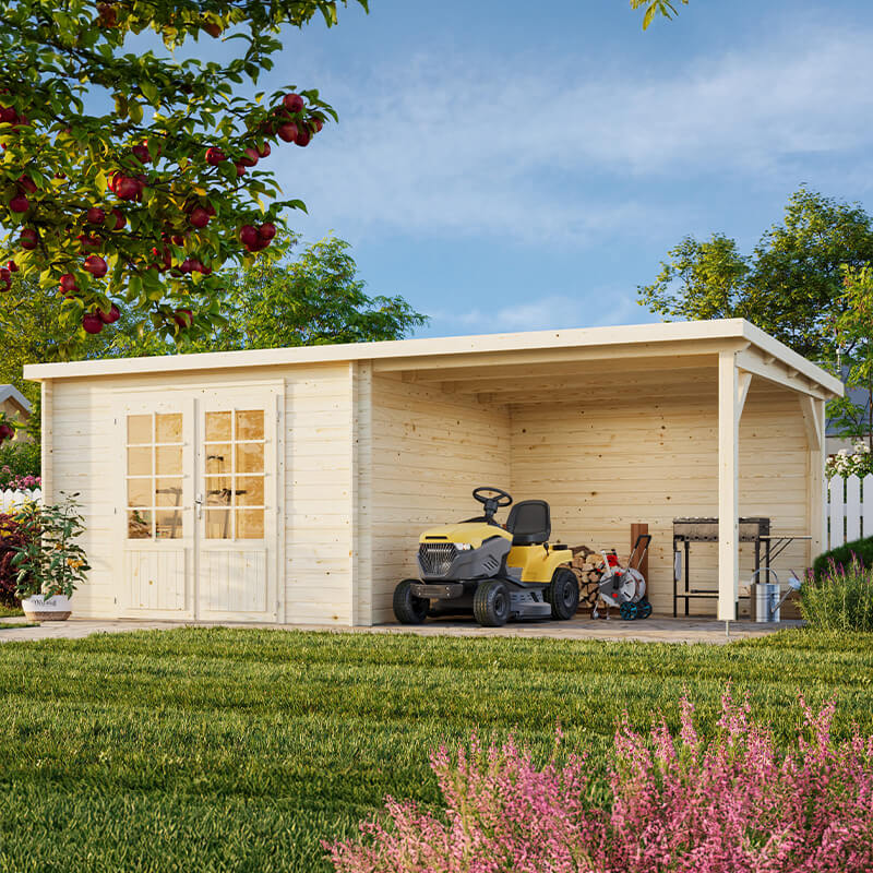 Palmako Ella 6m x 3.2m Log Cabin Summer House (28mm) online kaufen