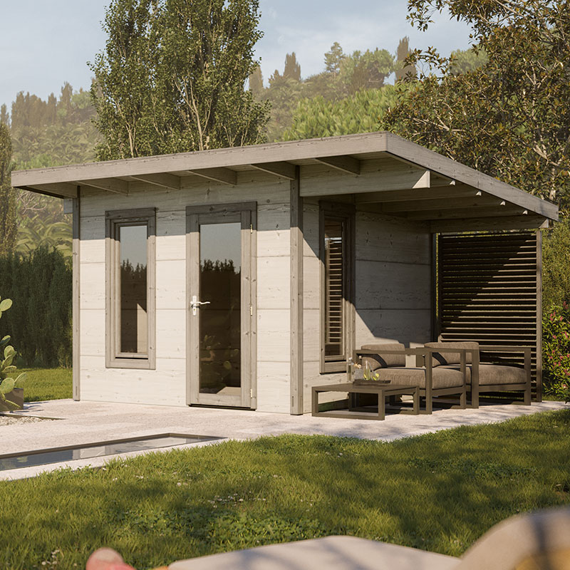 Palmako Grace 3m x 2.9m Pent Log Cabin (56mm) online kaufen