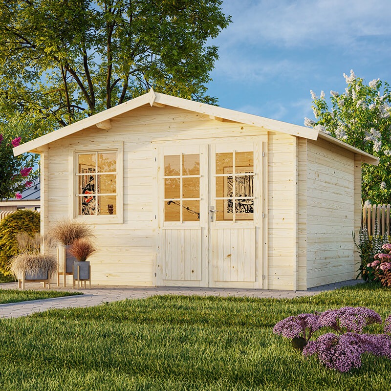 Palmako Klara 3.9m x 3.3m Log Cabin Summer House (28mm) online kaufen