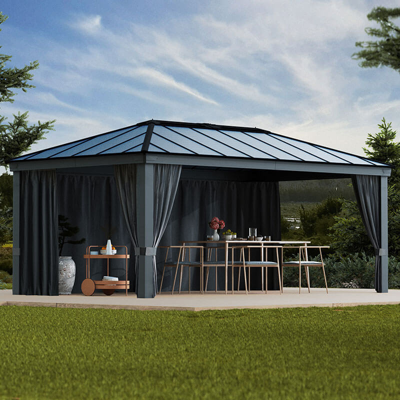 Palram Canopia Gazebo Curtains Set for Dallas 6100 Garden Gazebo online kaufen