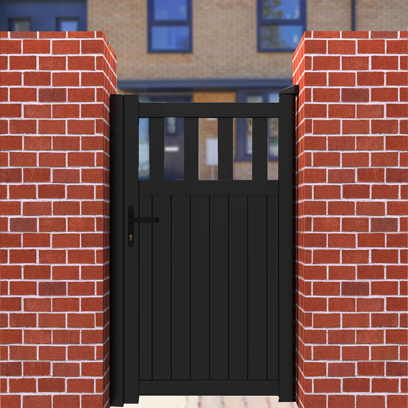 Partial Privacy Premium Metal Side Gate - Black online kaufen
