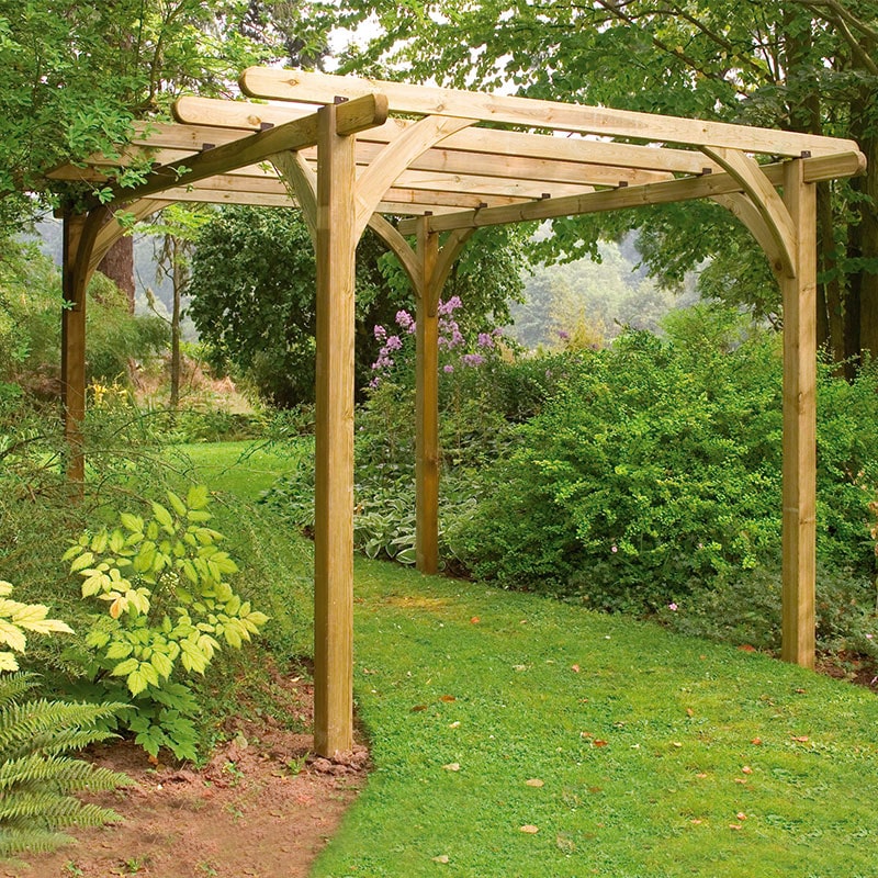 Pressure Treated 8x8 Pergola - Forest Ultima Wooden Garden Pergola online kaufen