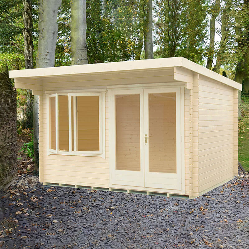 Shire Belgravia 3.6m x 3.6m Log Cabin (28mm) online kaufen