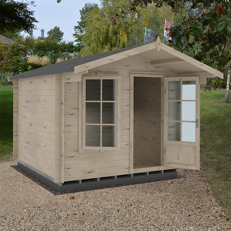 Shire Crinan 2.7m x 2.9m Log Cabin Summerhouse (19mm) online kaufen
