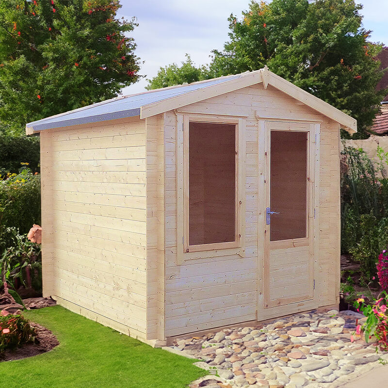 Shire Peckover 2.4m x 2.4m Log Cabin Summerhouse (19mm) online kaufen