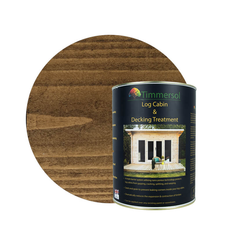 Timmersol Jacobean Walnut Log Cabin & Decking Treatment (5 Litres) online kaufen