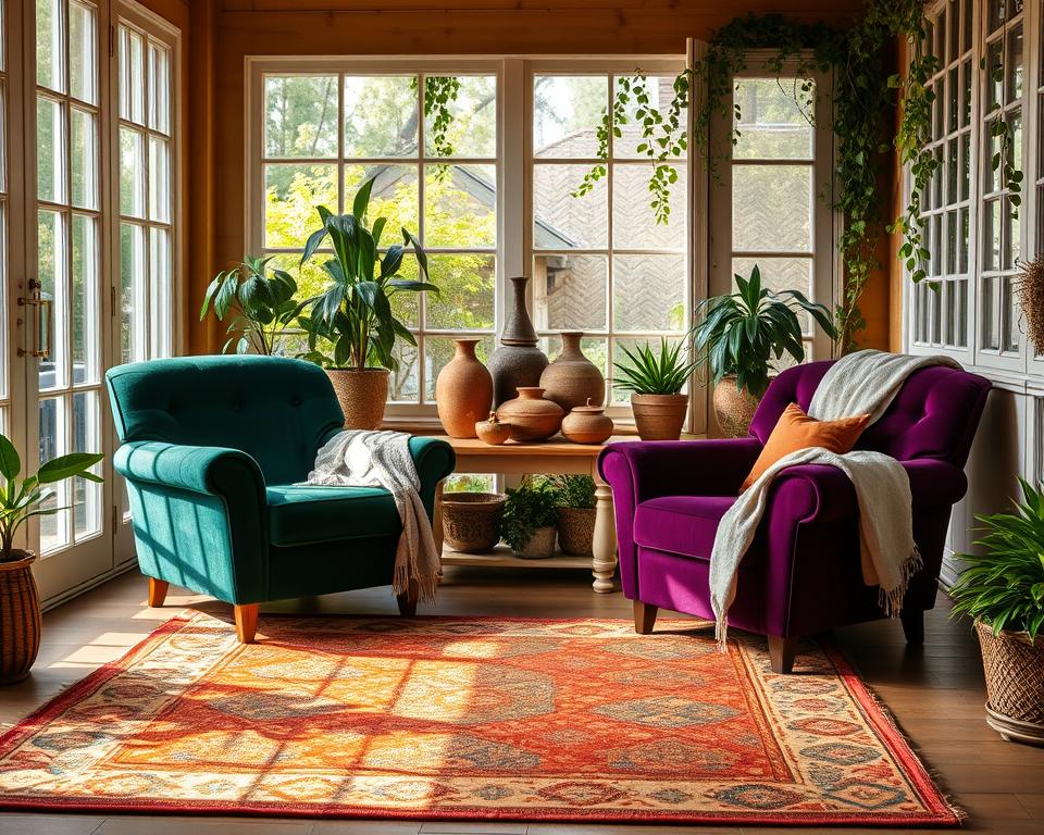 Embracing Colour Schemes and Textiles